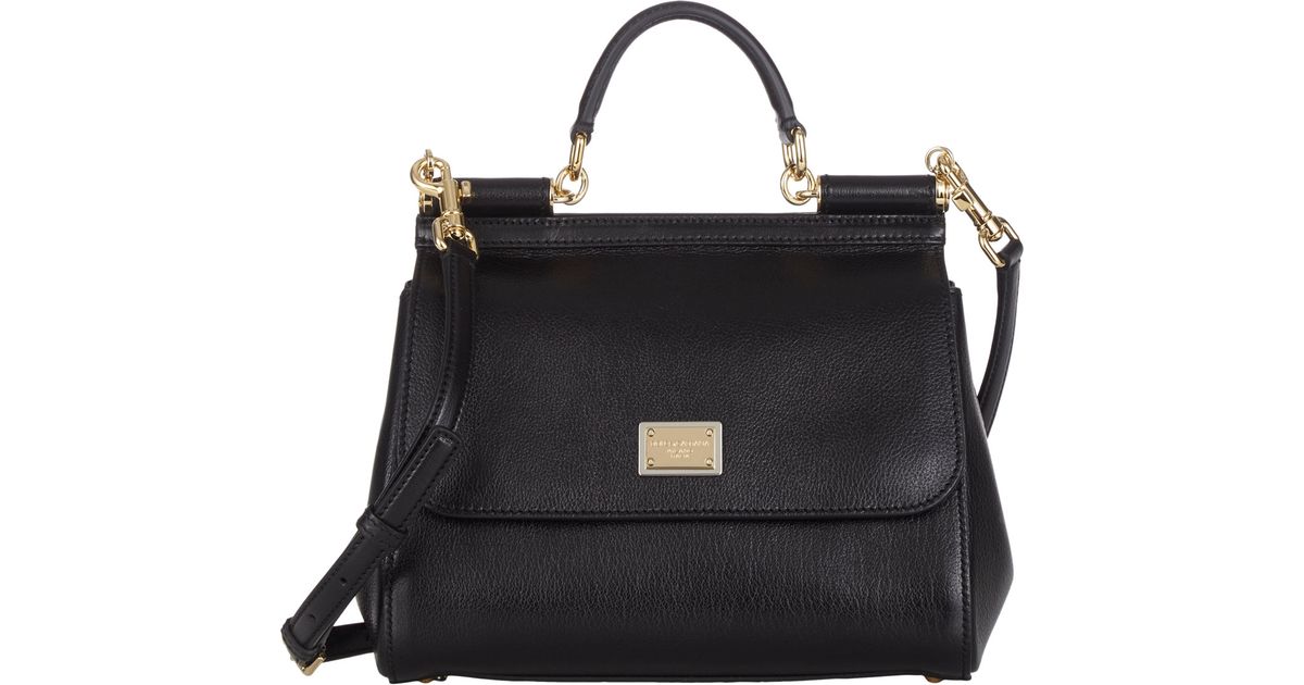 Lyst Dolce Gabbana Small Miss Sicily Bag In Black
