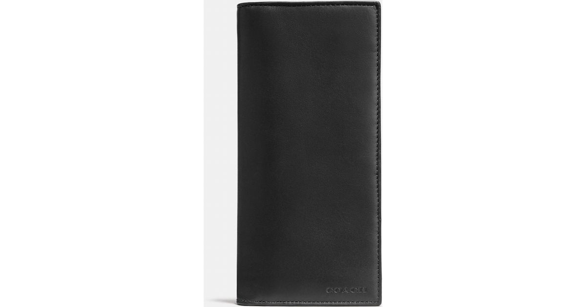 coach sport calf breast pocket wallet