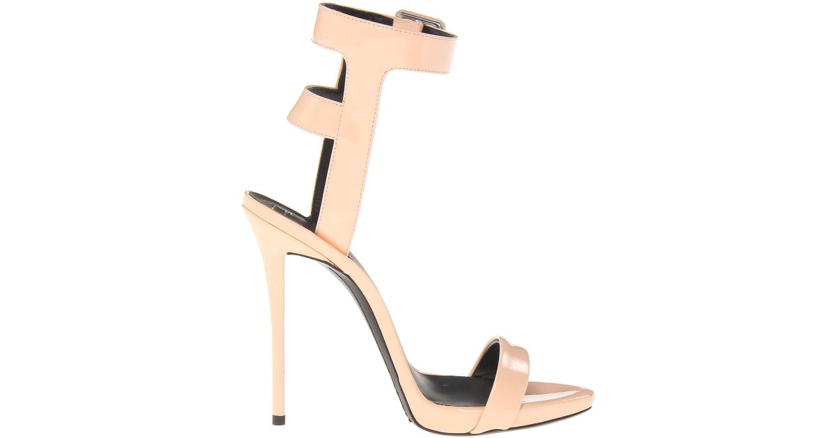 Lyst - Giuseppe Zanotti heels sandal heels high heels in Natural