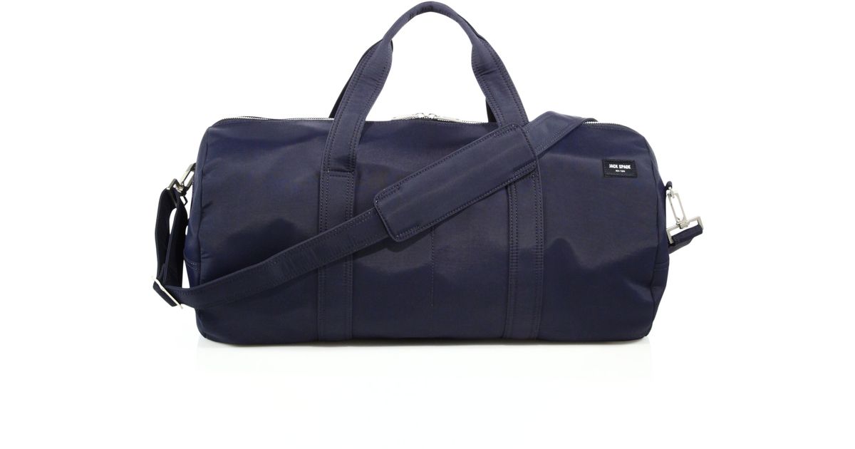 Lyst Jack Spade Tech Travel Nylon Gym Duffle Bag In Blue For Men