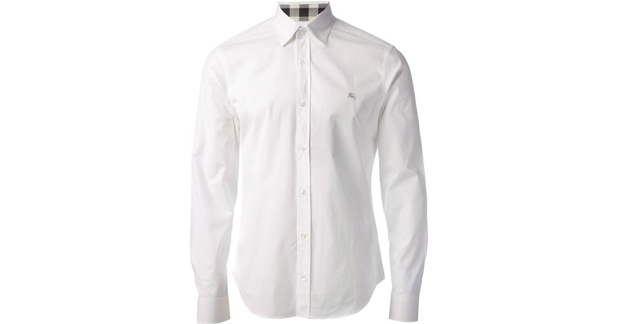 Lyst Men Shirt White For Burberry In Classic 9YIWEDH2