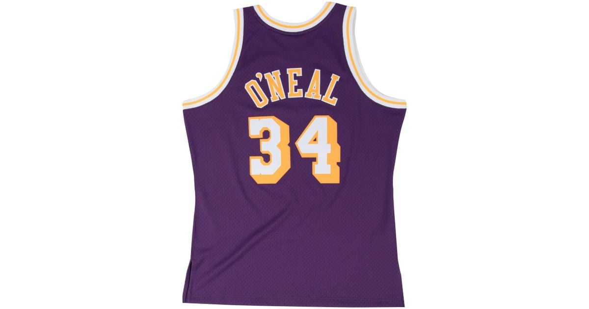 mitchell & ness lakers jersey