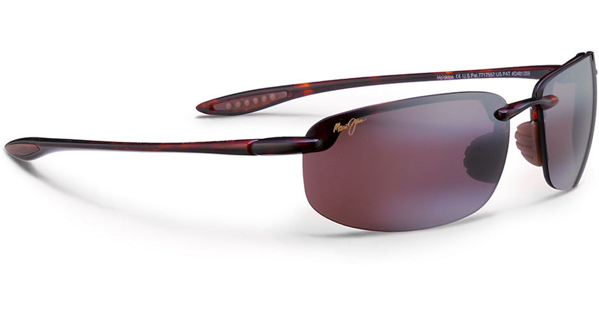 Maui jim Ho'okipa Rimless Polarized Sunglasses in Brown for Men