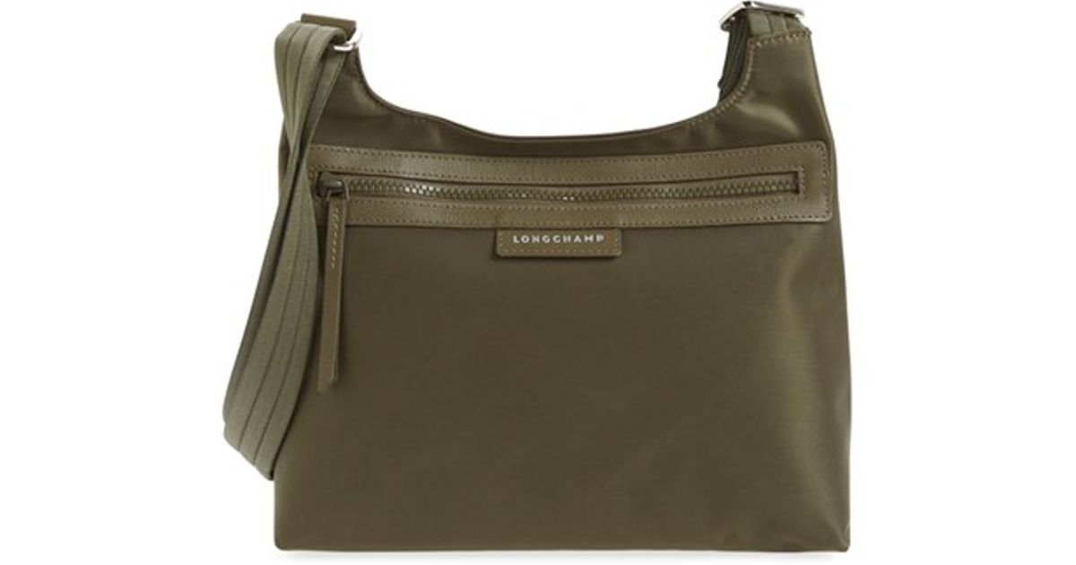 Lyst Longchamp Le Pliage Neo Nylon Cross Body Bag In Gray