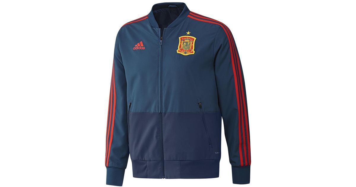 Lyst Adidas Spanish National Football Team 20172018 Jacket in Blue
