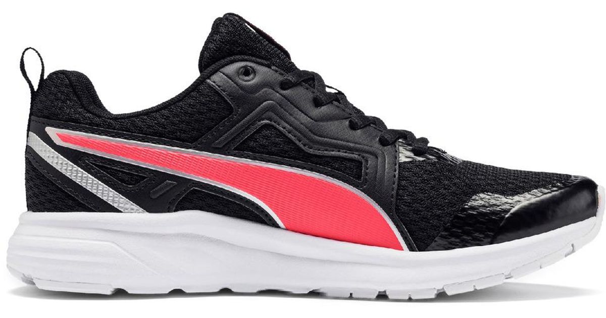  PUMA  Pure Jogger Running  Shoes in Black  Red  Black  Lyst