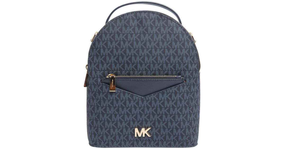 mk blue backpack