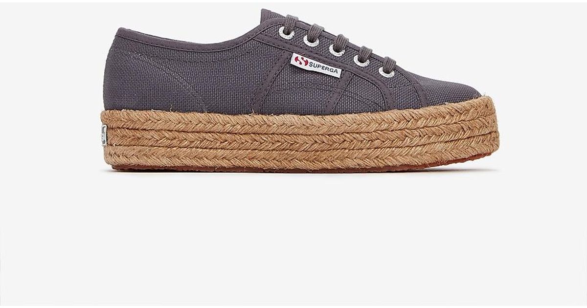 superga espadrilles platform