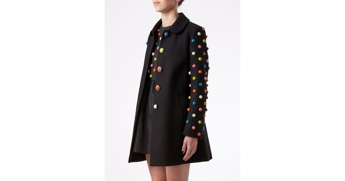 moncler flammette down coat with stowable hood moncler flammette down coat with stowable hood