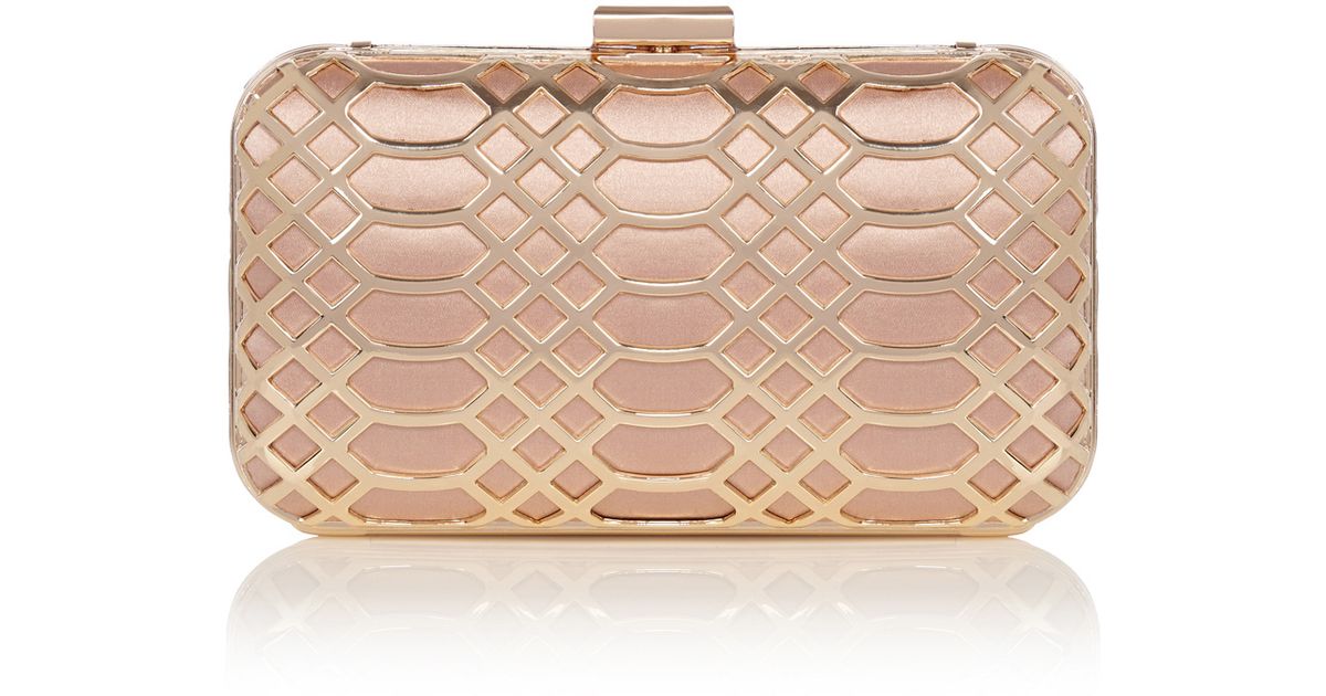 Lyst Coast Rose Gold Clutch in Pink
