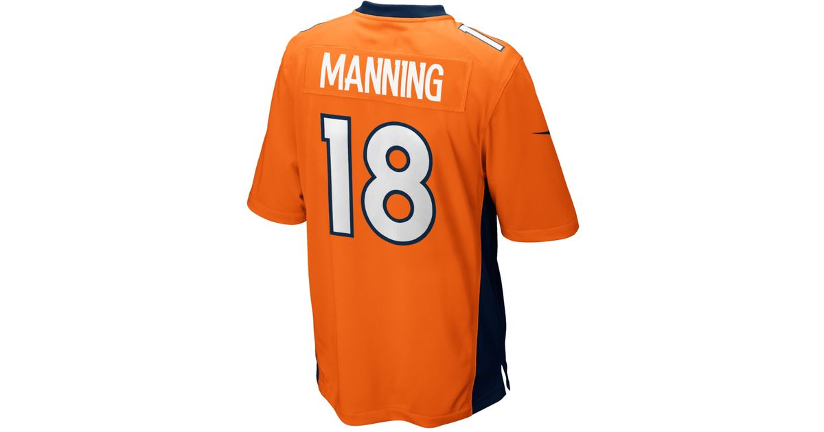 orange peyton manning jersey