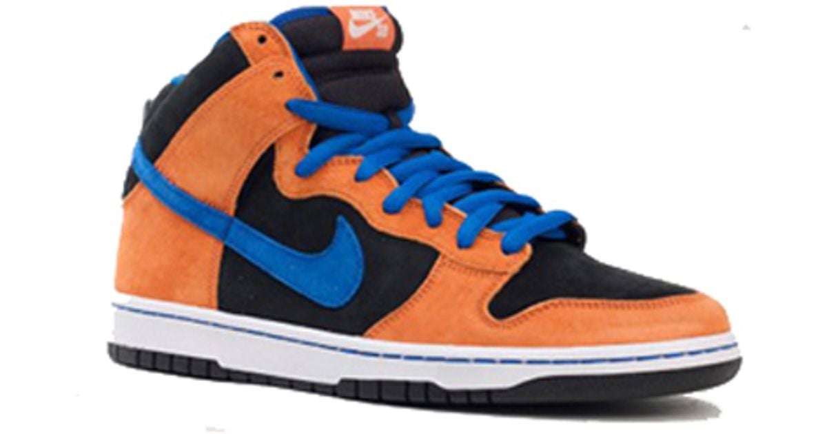 blue orange dunks