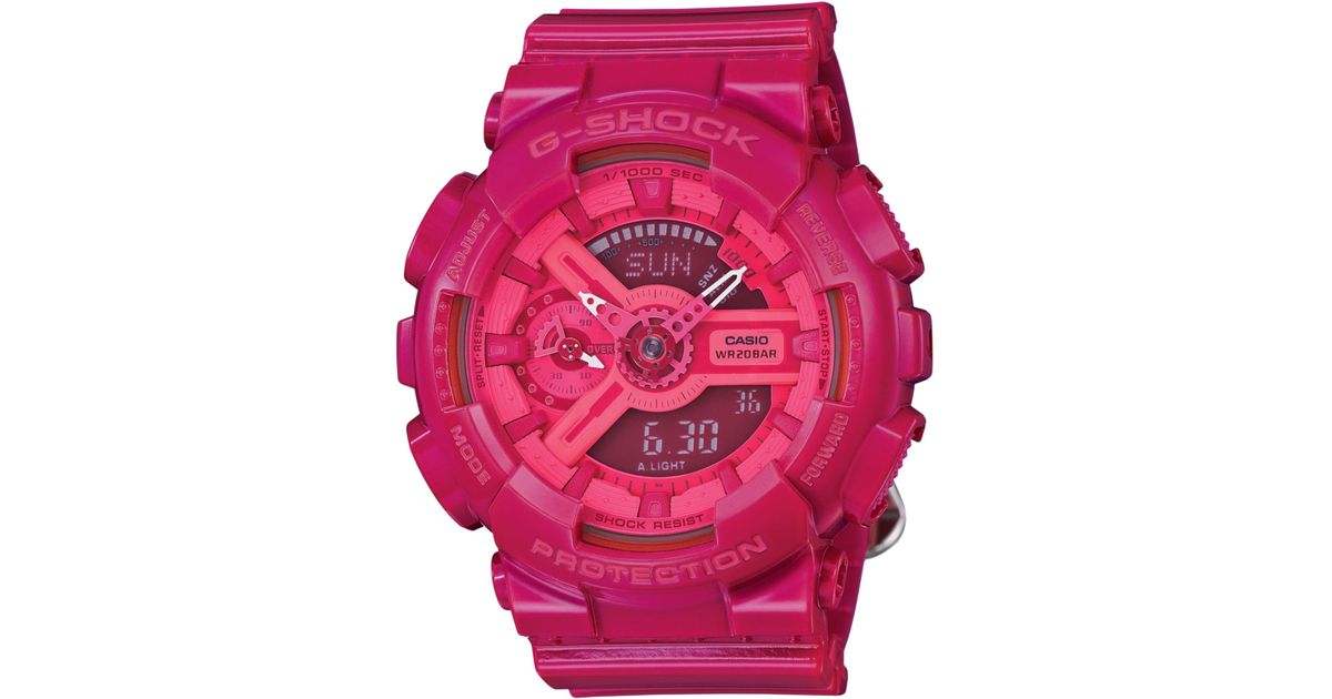 g shock pink watch