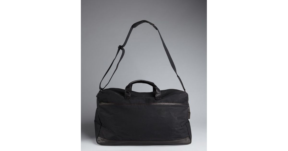 kenneth cole leather duffle bag mens