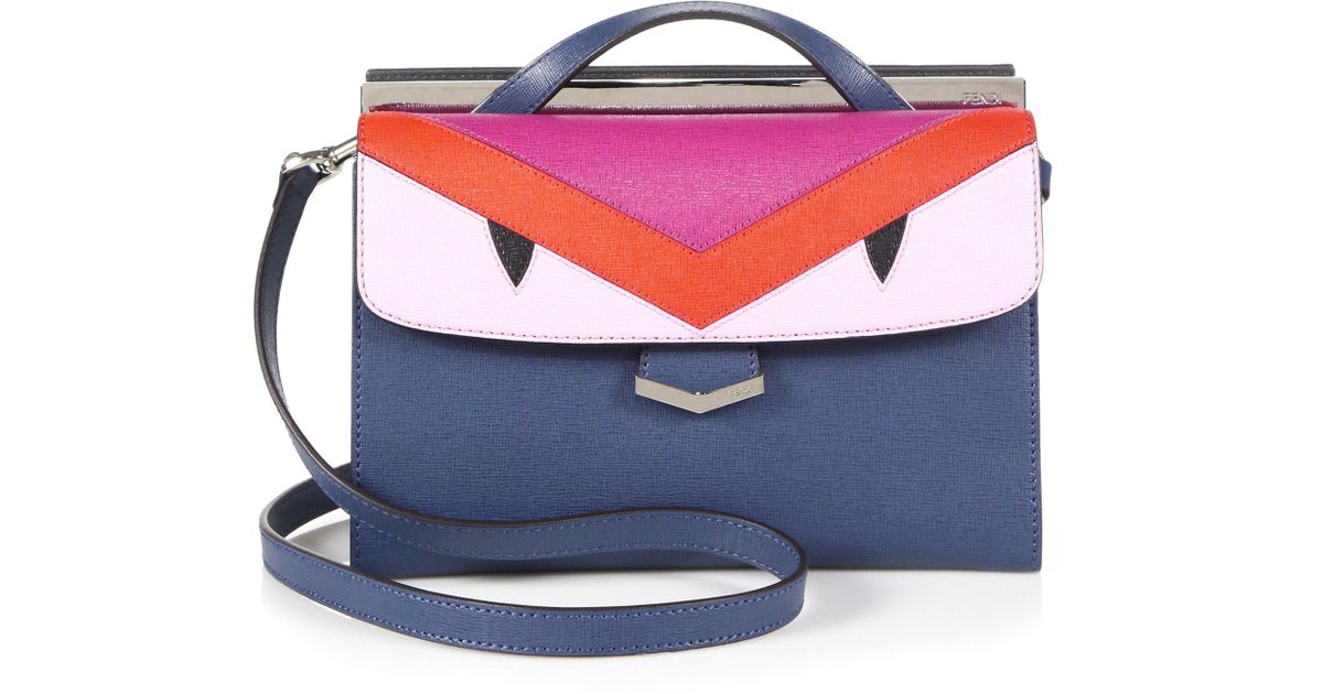 Lyst Fendi Demi Jour Small Monster Cross Body Bag