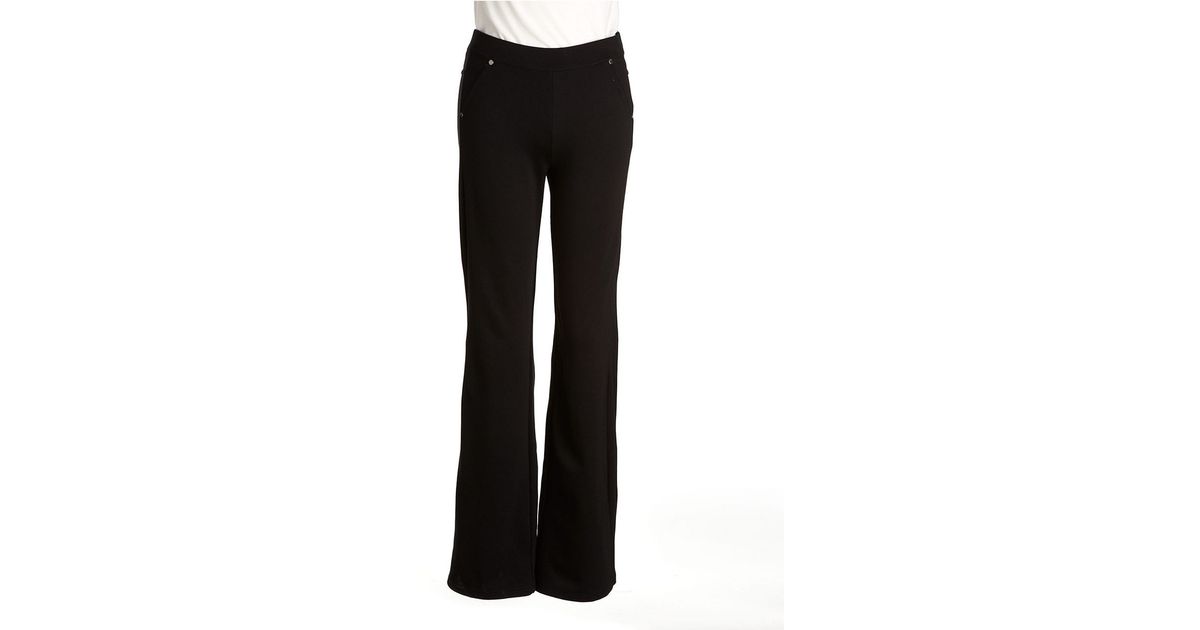 Calvin klein performance Stretch BootCut Leggings in Black Lyst