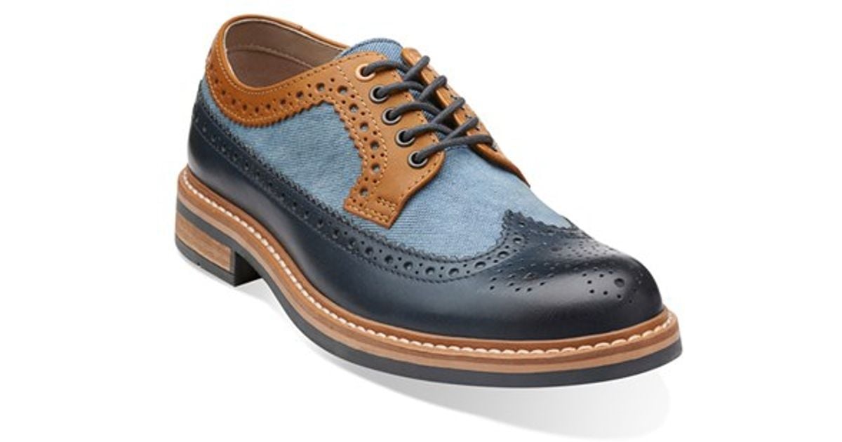 Lyst Clarks Clarks 'darby Limit' Spectator Shoe in Blue for Men