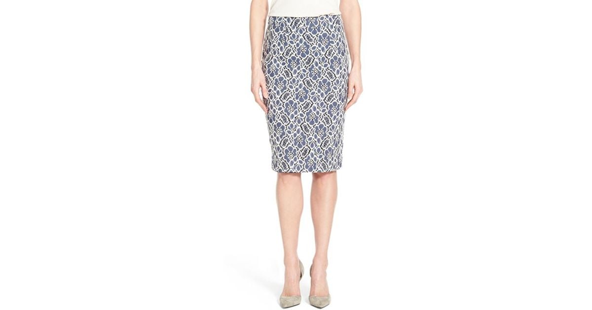 Navy blue lace pencil skirt Find blue lace pencil skirt at ShopStyle. Shop the latest collection of blue lace pencil skirt from the most popular stores - all in one place.