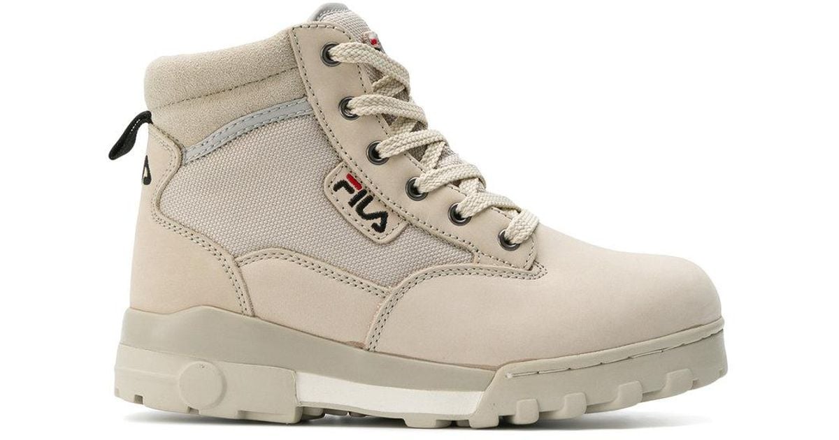 fila boots with fur