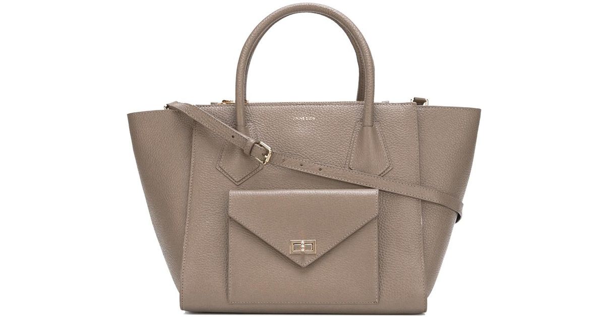 Lyst Anine Bing Madison Tote Bag In Gray