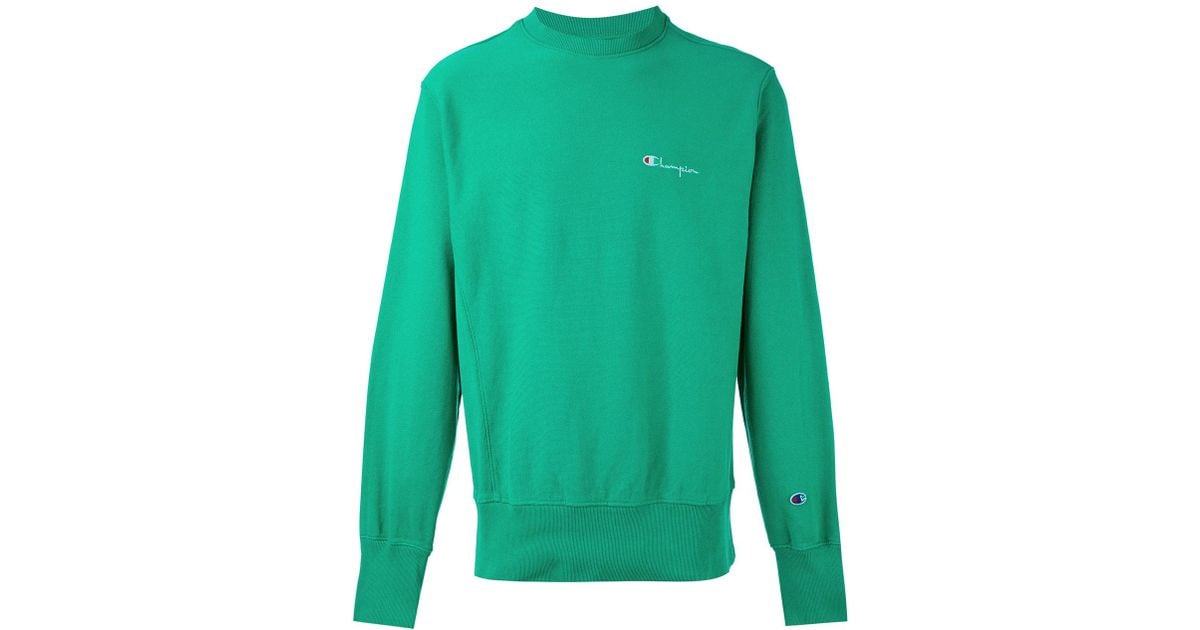 hunter green champion sweatshirt