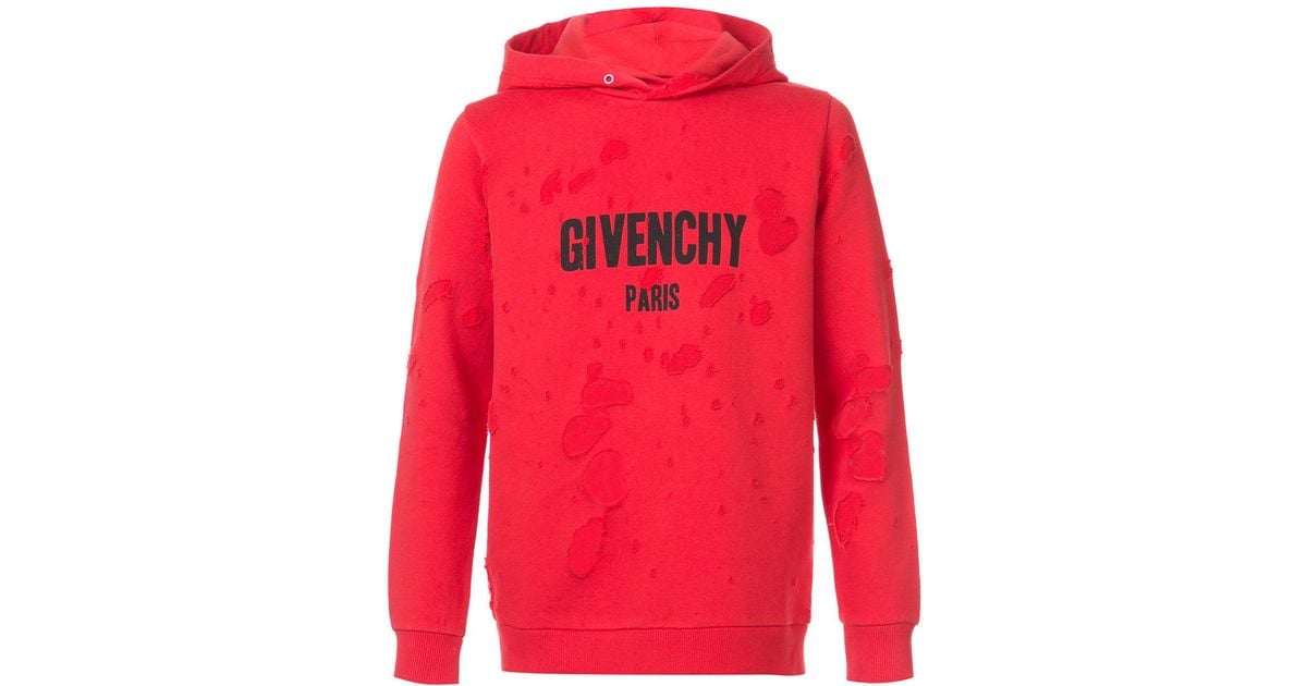 givenchy destroyed sweatshirt