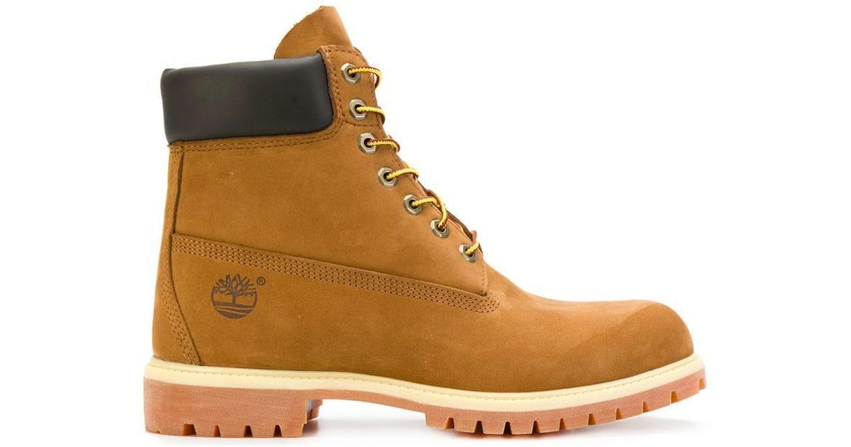 Timberland Classic Original Boots in Orange for Men - Lyst