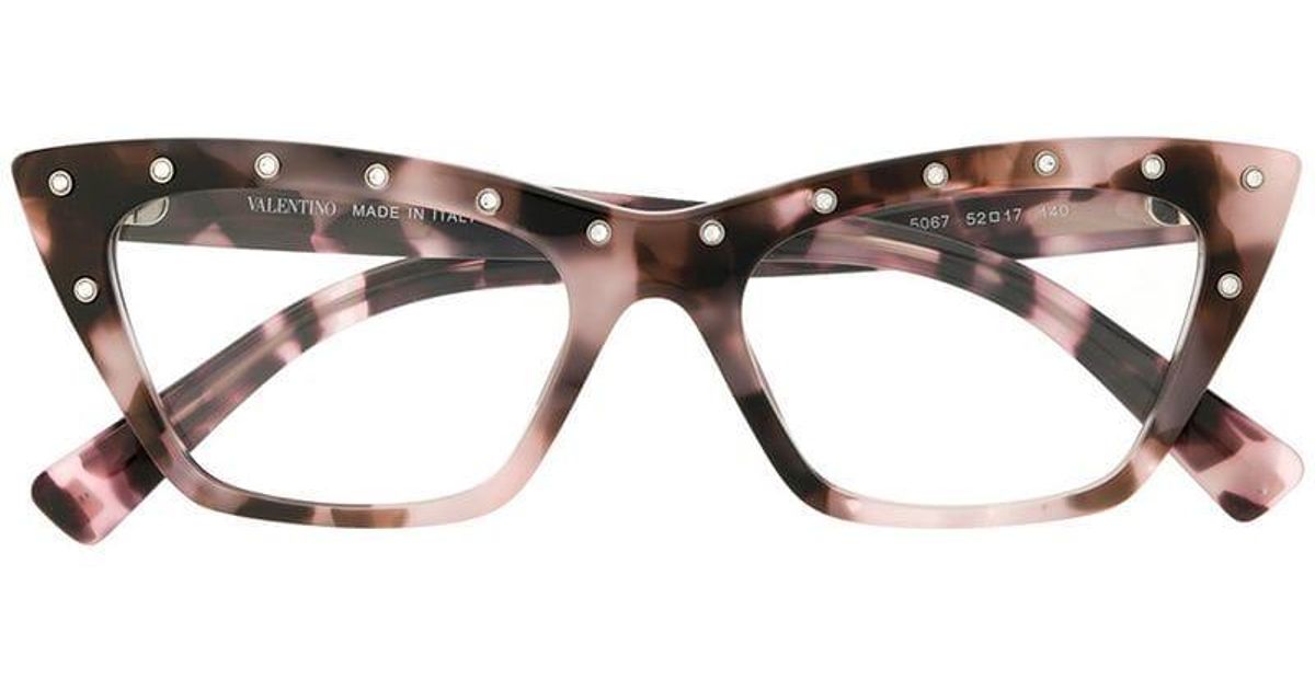 valentino cat eye glasses
