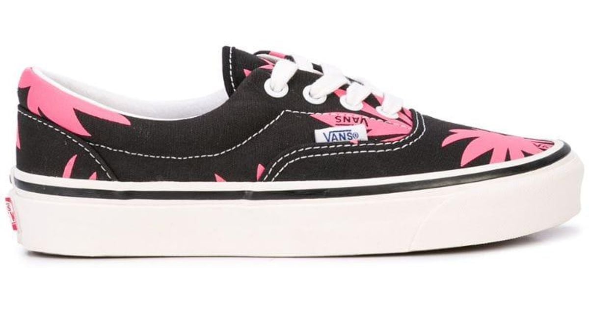 Vans Palm Tree Print Sneakers in Black for Men - Lyst