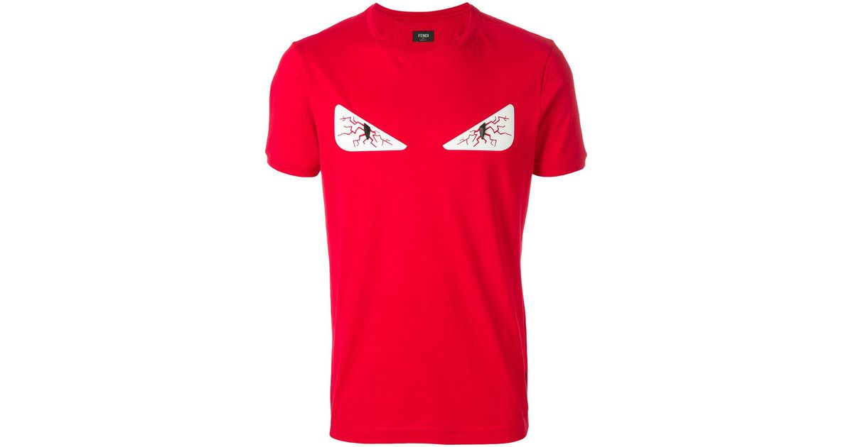 fendi red t shirt