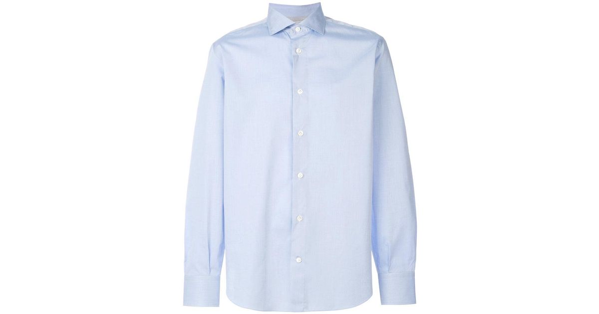 blanco Camisa eleventy Camisa lisa lisa C7ZXwqw