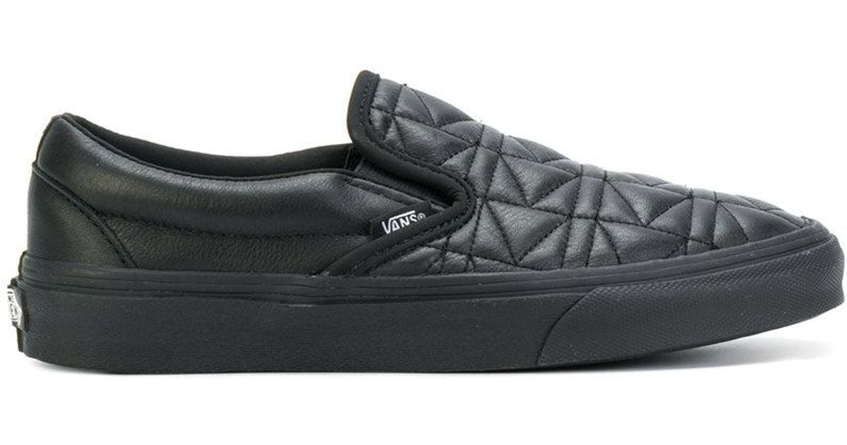vans slip on quilted