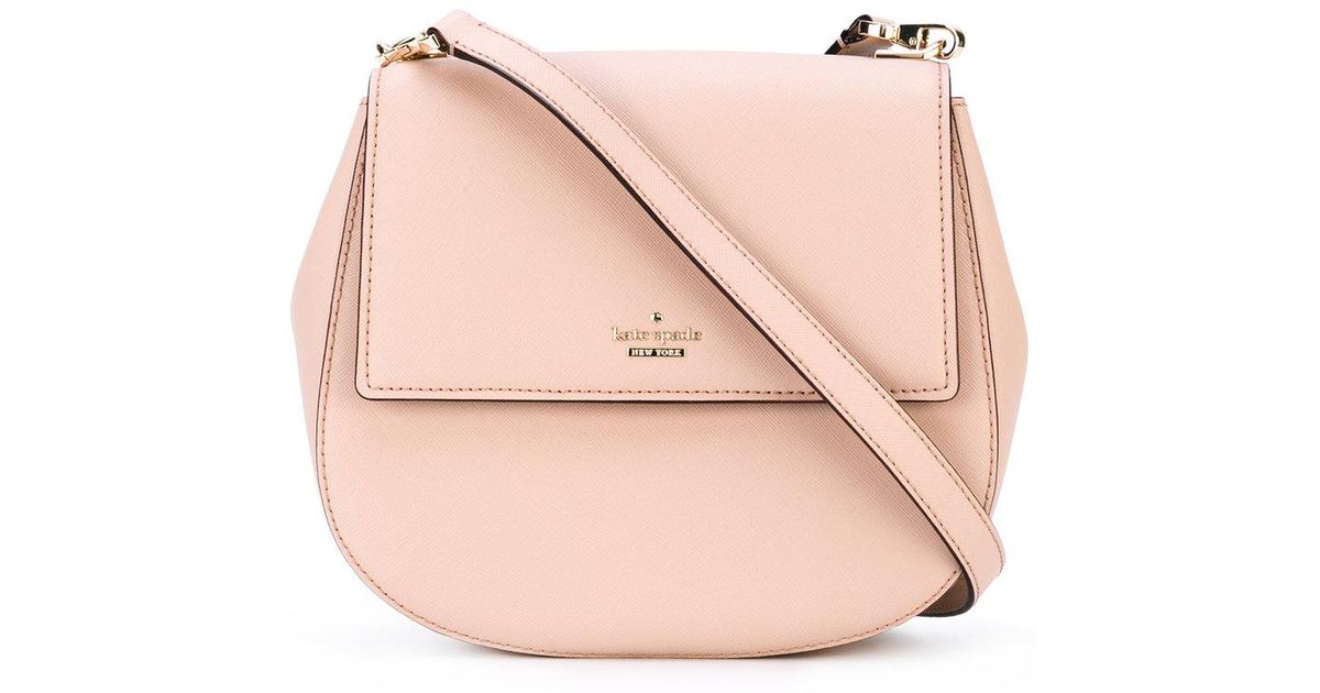 Lyst Kate Spade Saddle Shoulder Bag In Natural