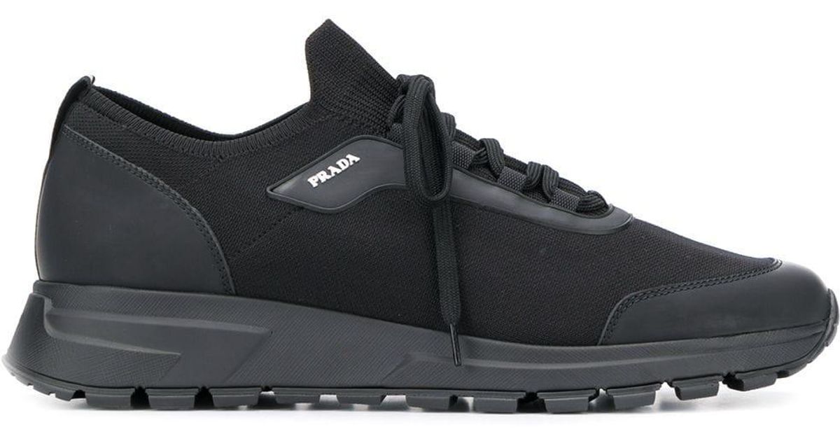 prada prax 01 sneakers black