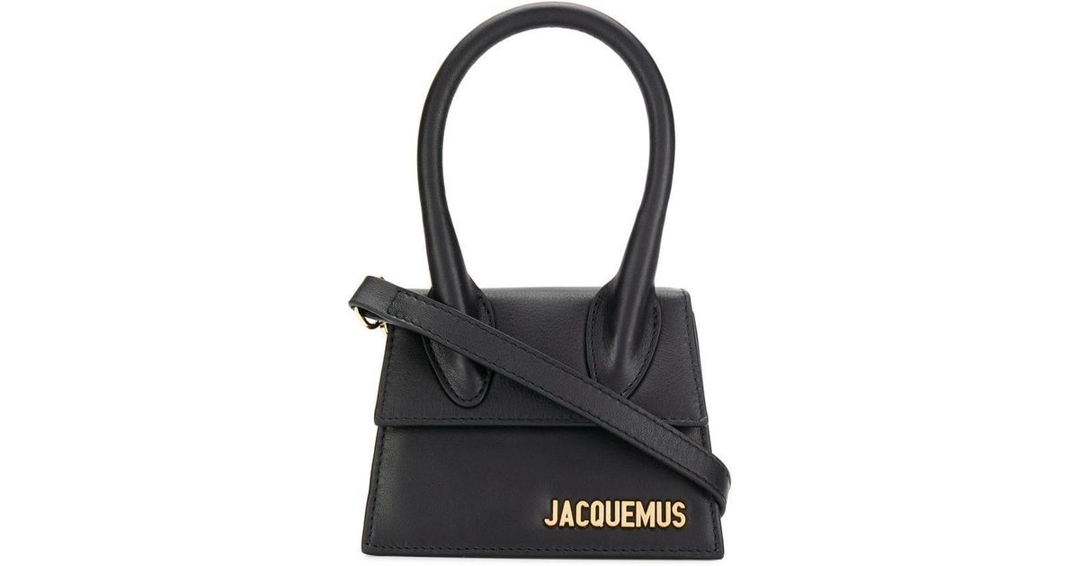 Jacquemus Logo Mini Bag in Black - Lyst