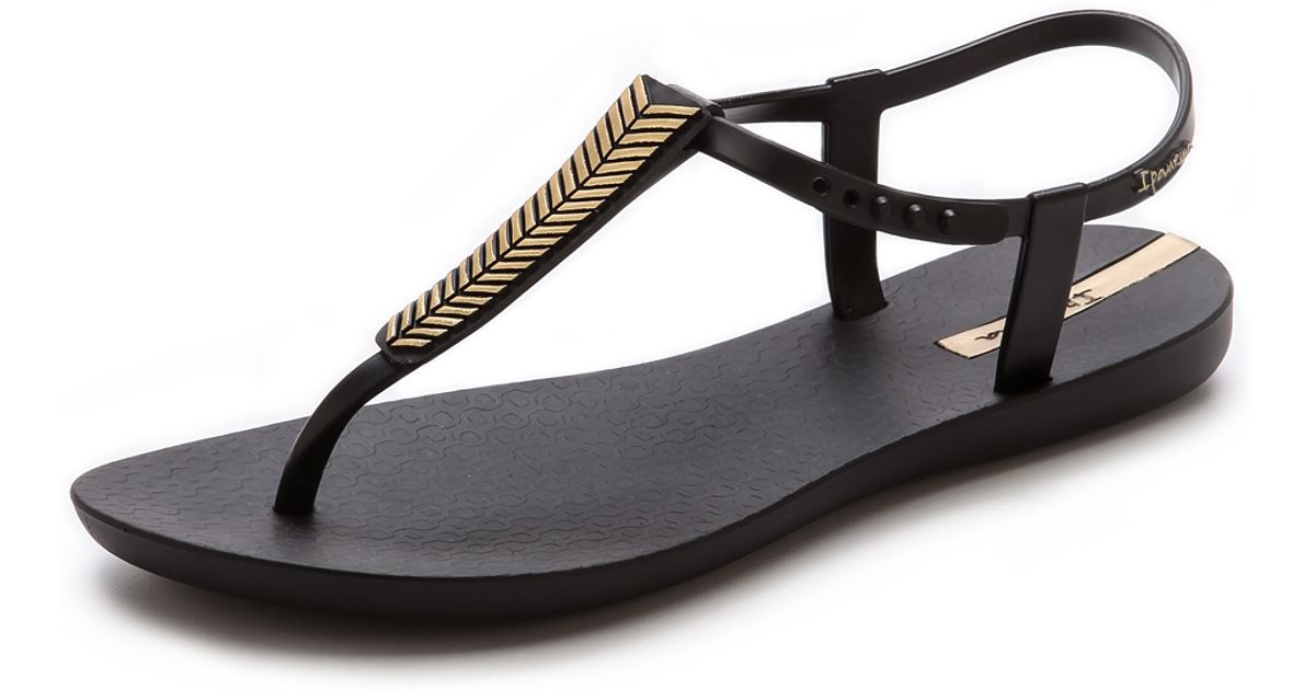 Lyst - Ipanema Eva Sandals - Rose Gold in Black