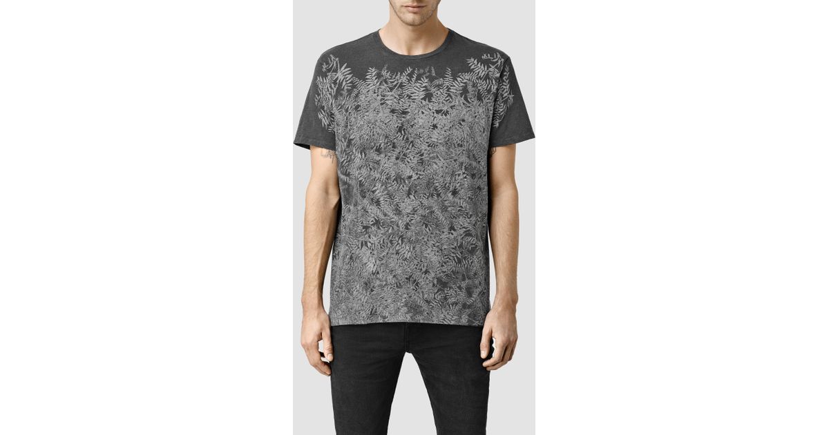 All saints t shirts womens This tee is teeming with bold uniqueness, from the mineral wash to the super comfy U-neck. It features a pullover profile and short sleeves for a classic finish on any sunny weekend.