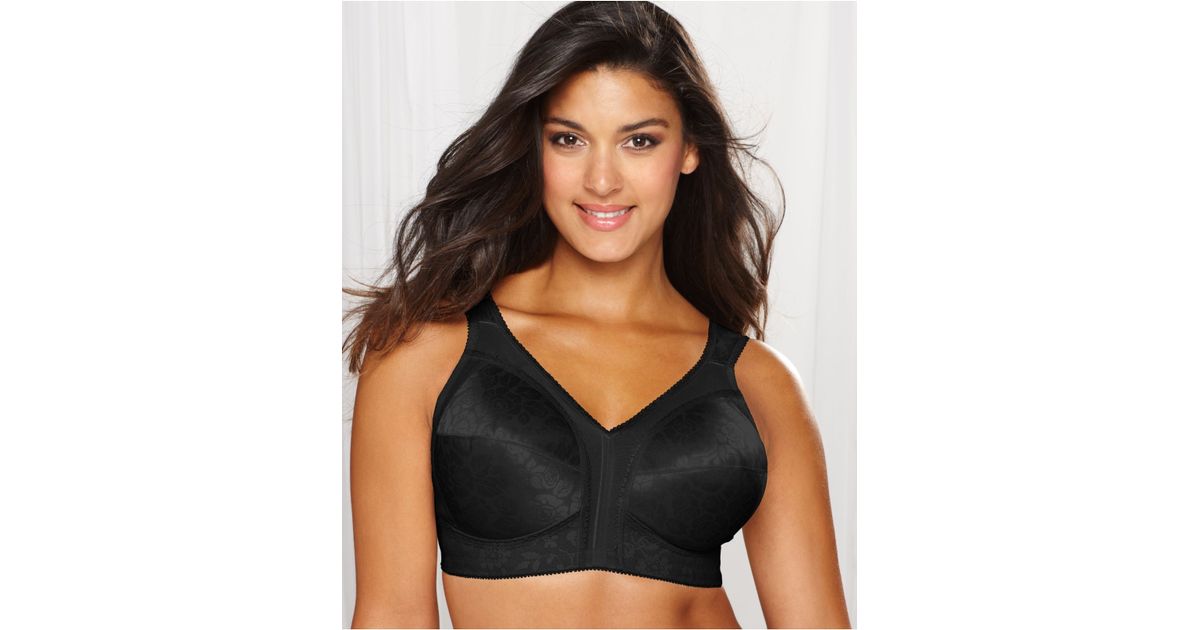 Playtex 18 Hour Original Comfort Strap Bra 4693 in Black