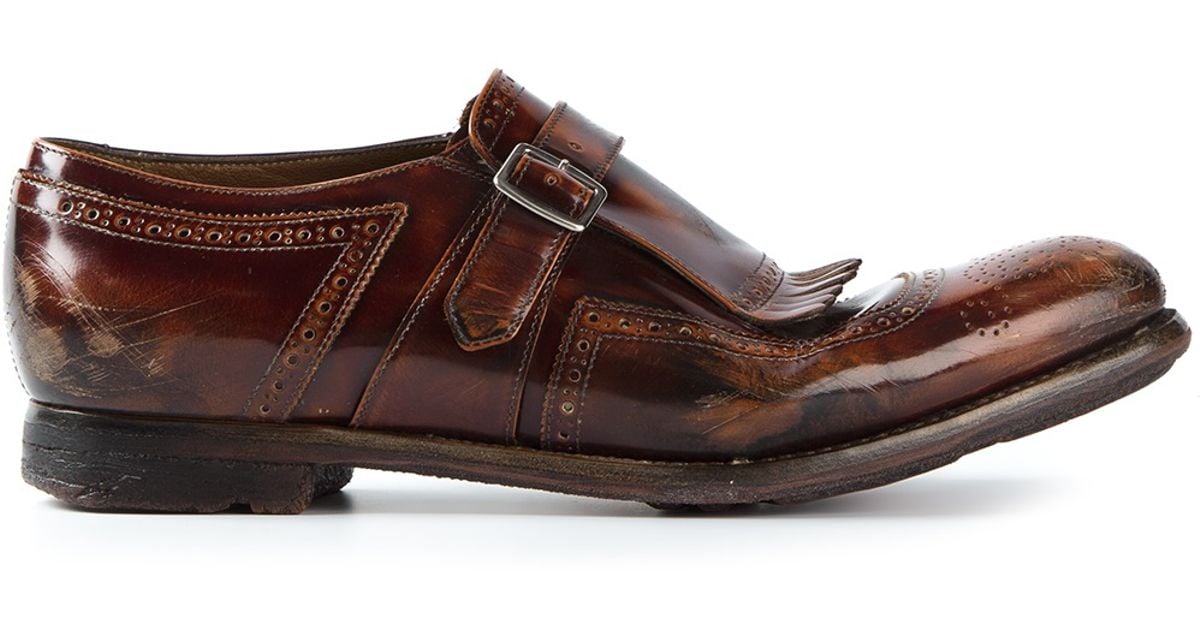 Lyst - Church'S Shanghai Monk Shoes in Brown for Men