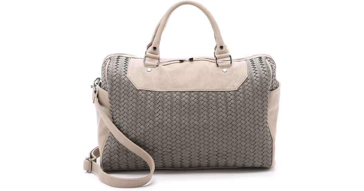 Lyst Deux Lux Lexington Weekender Bag Grey In Gray