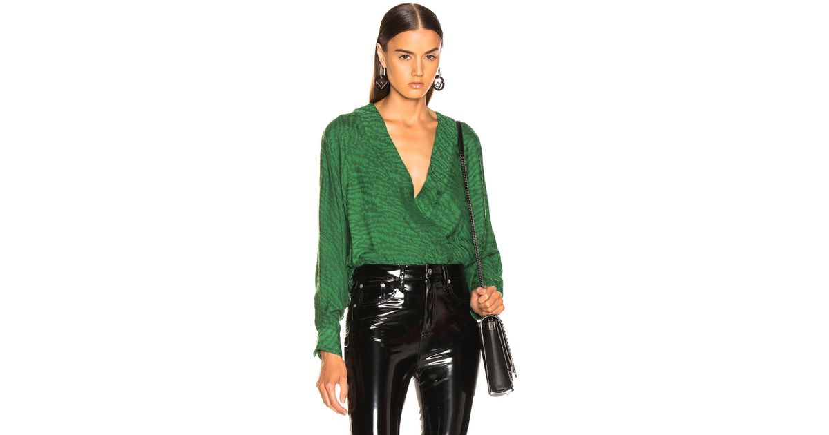 Lyst Smythe Kimono Blouse In Green