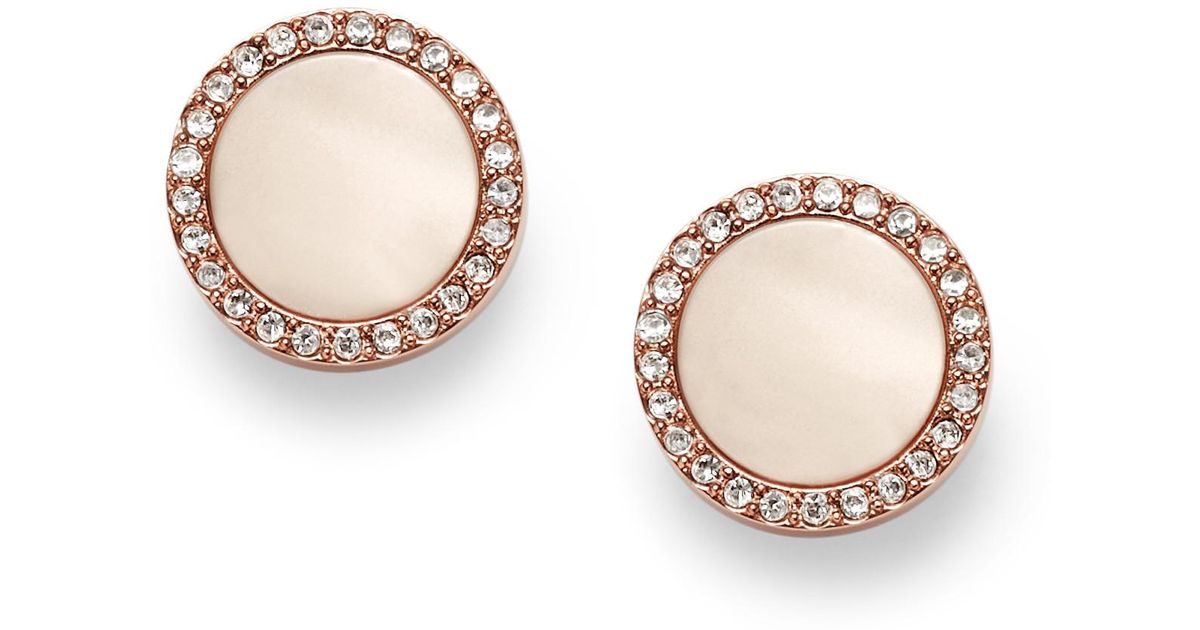 fossil earrings studs
