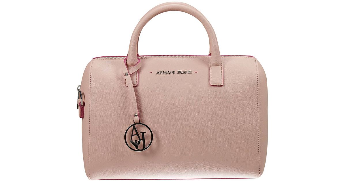 pink armani bag