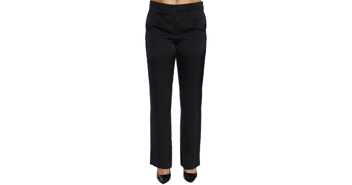 Giorgio Armani Silk Women's Pants in Black - Lyst