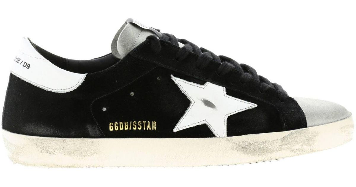 Golden Goose Deluxe Brand Superstar Sneakers In Suede With Leather Star ...