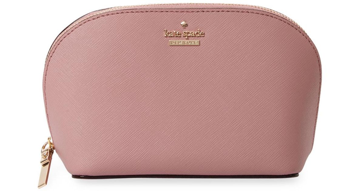 Lyst Kate Spade Cameron Street Abalene Small Cosmetic Case In Pink