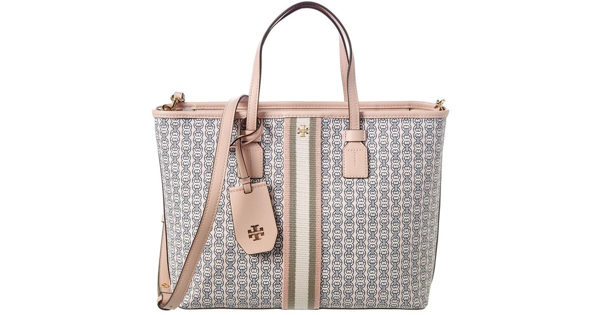 tory burch women's gemini link tote