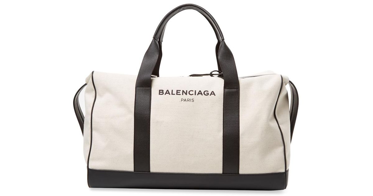 Lyst Balenciaga Removable Strap Travel Bag In White For Men