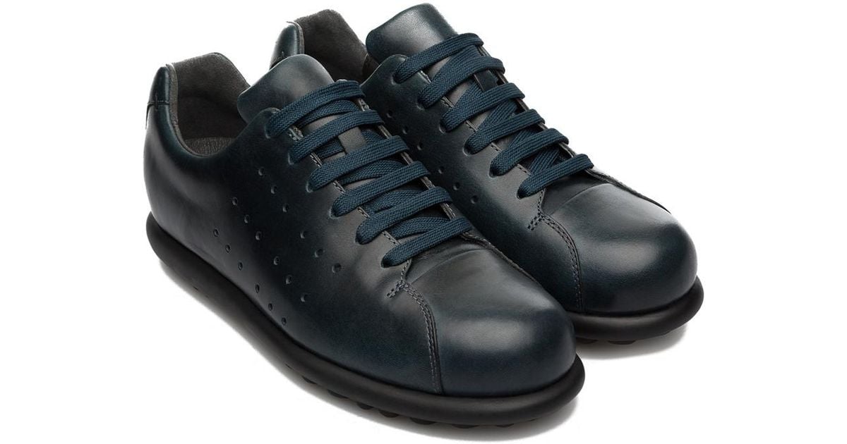 Camper Pelotas Ariel Leather Sneaker in Dark Blue (Blue Camper Pelotas Ariel Leather Sneaker in Dark Blue (Blue
