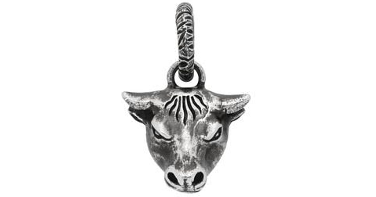 Gucci Anger Forest Bull's Head Charm - Lyst